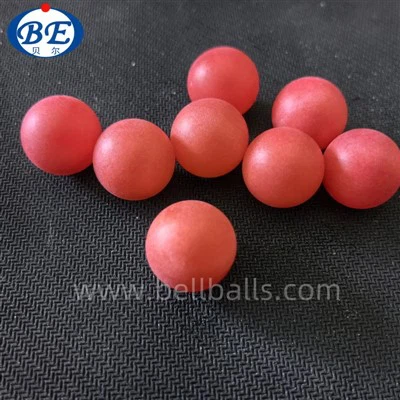 Bile de plastic goale roșii lustruite de 20 mm