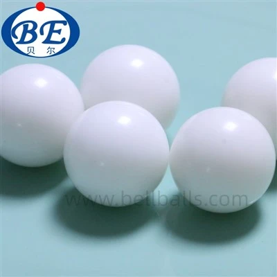 Bile de plastic alb solid de 50 mm